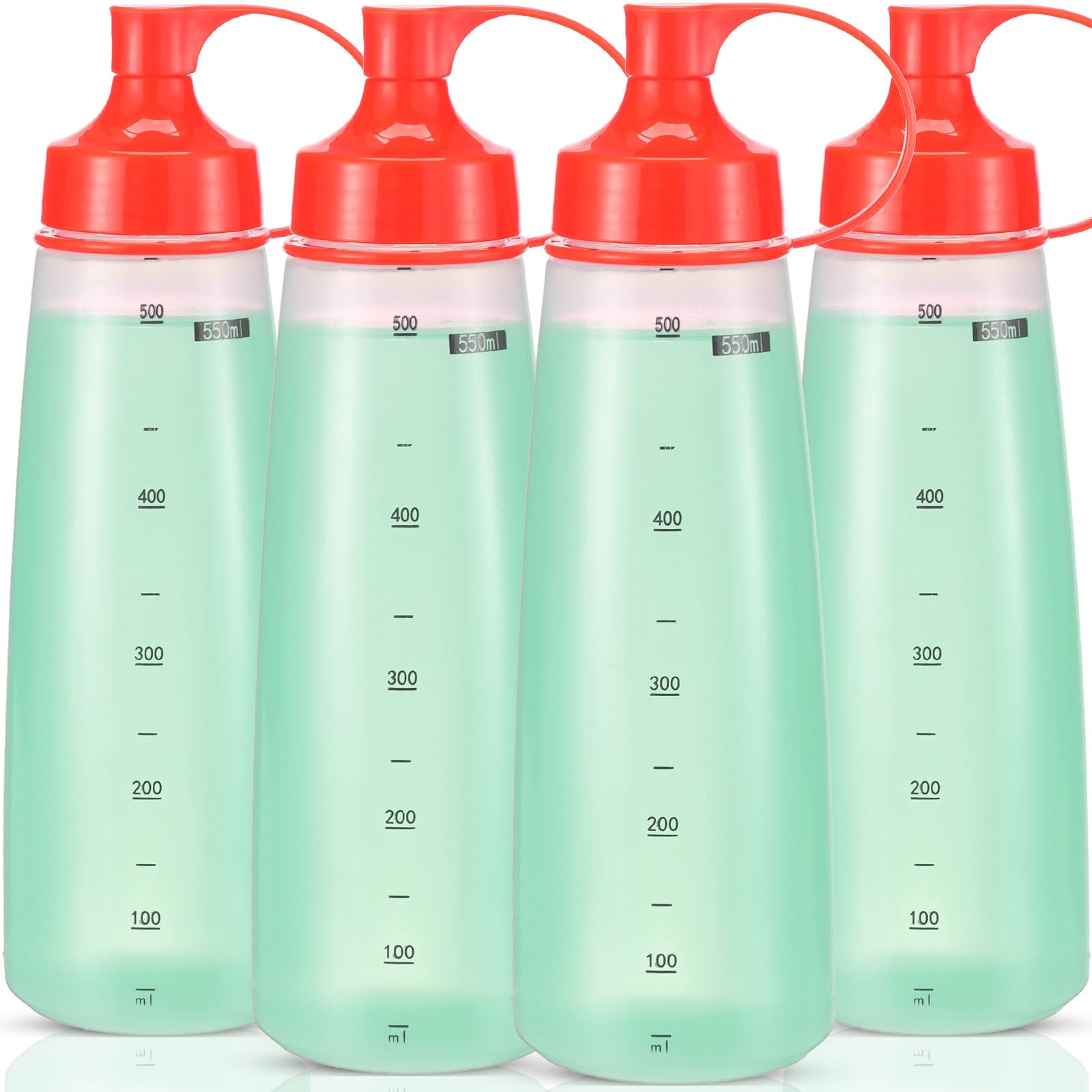 Squeeze Bottles - 2 Pack for Sauces & Crafts -12