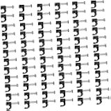 NUOBESTY 1 Set Cable Staples Wire Clips for Cable Management Durable Fasteners for to Install Strong Insulation Performance