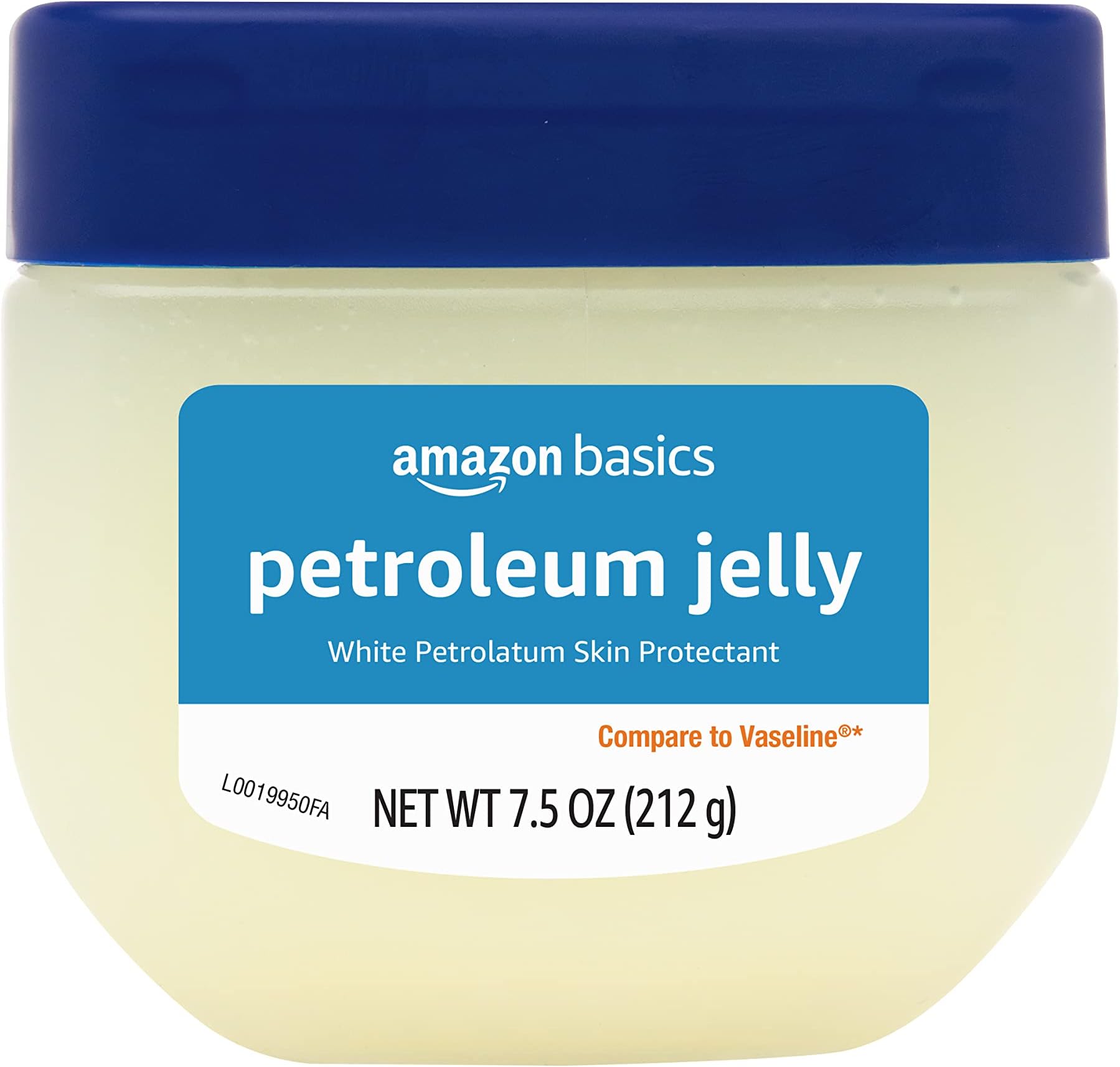 Petroleum Jelly, Skin Protectant and Moisturizer for Dry Cracked Skin, Chapped Lips, Minor Cuts, Unscented, 7.5 oz, 1-Pack (Previously Solimo)