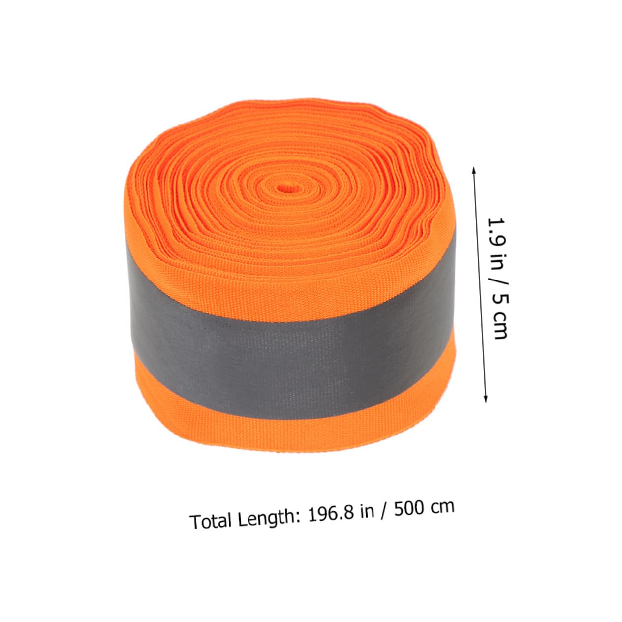 Alipis 1Roll Fluorescent Reflective Safety Fabric Tape for Sewing Multi Function Clothing Reflective Strip for Outdoor Sports Safety Vests Backpacks Pet Gear