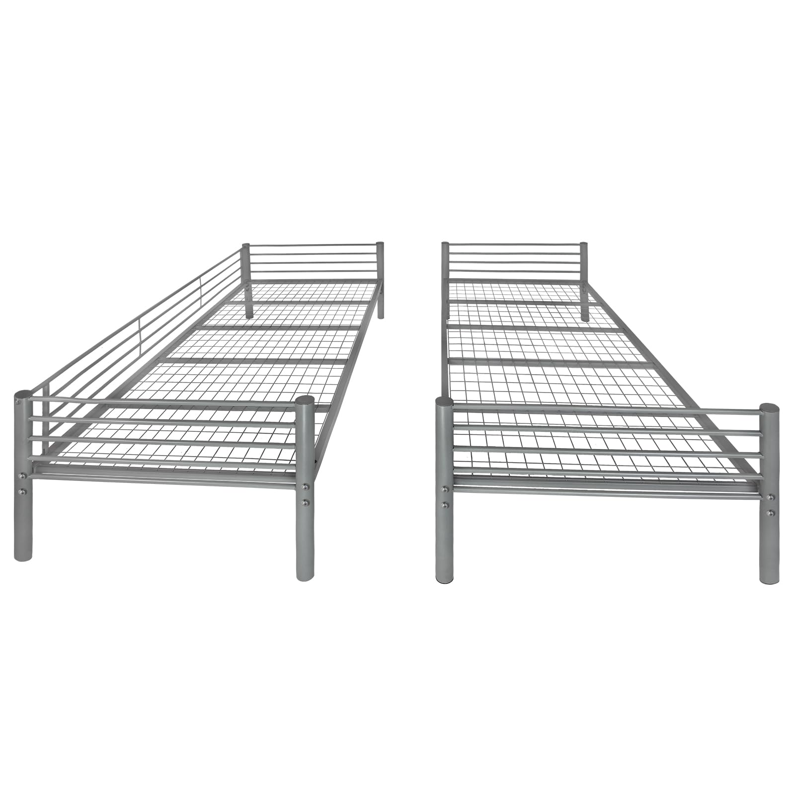 BB Sport Metall Etagenbett Stockbett Liegefläche jeweils 90 x 200 cm - teilbar in Zwei Einzelbetten