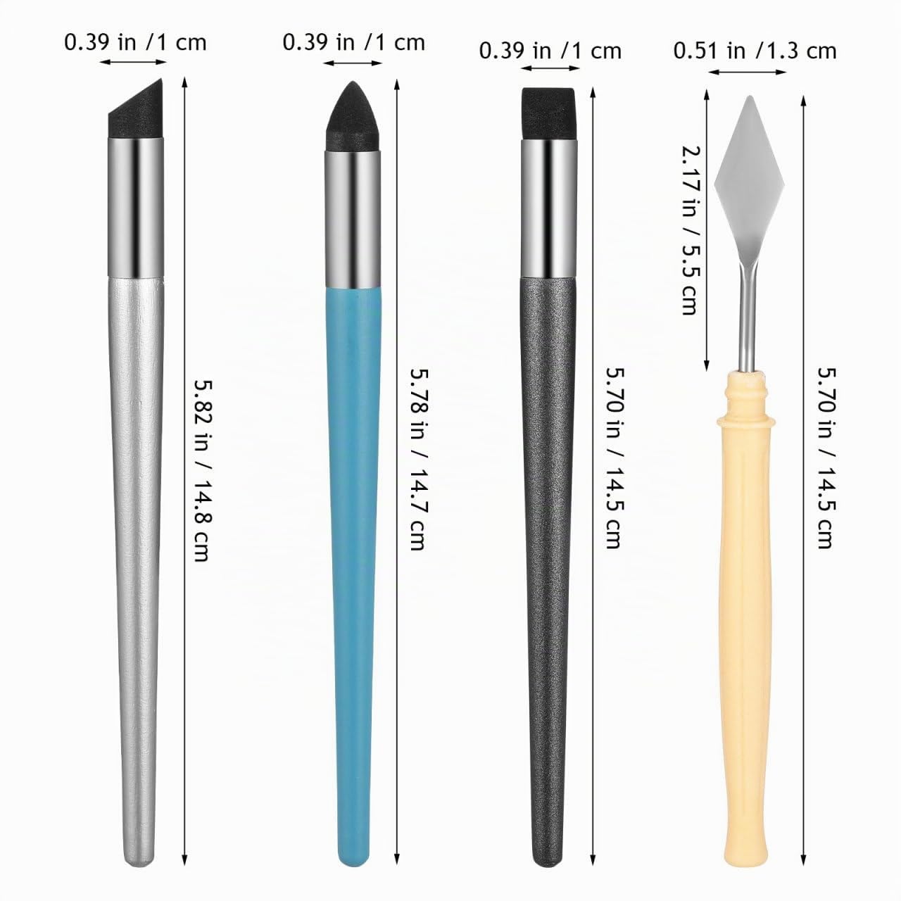 50 pièces ensemble de stylos aquarelle pinceau à peinture à l'huile pinceau à encre splash