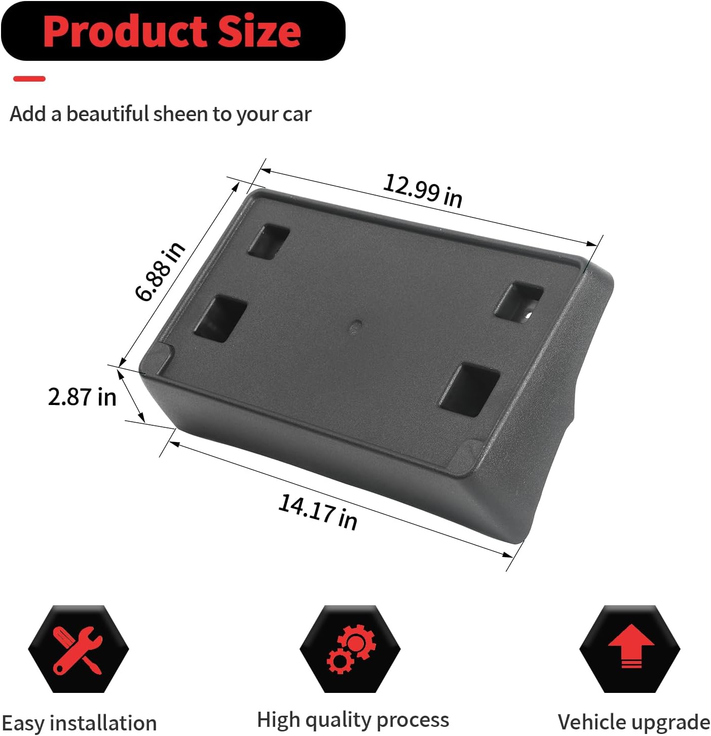 License Plate Holder Front License Plate Frame Mount Bracket Accessories for Dodge Durango 2021-2024