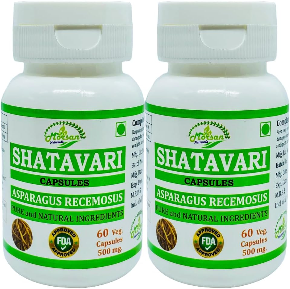 Morsan Shatavari (Asparagus Racemosus) Capsules Combo