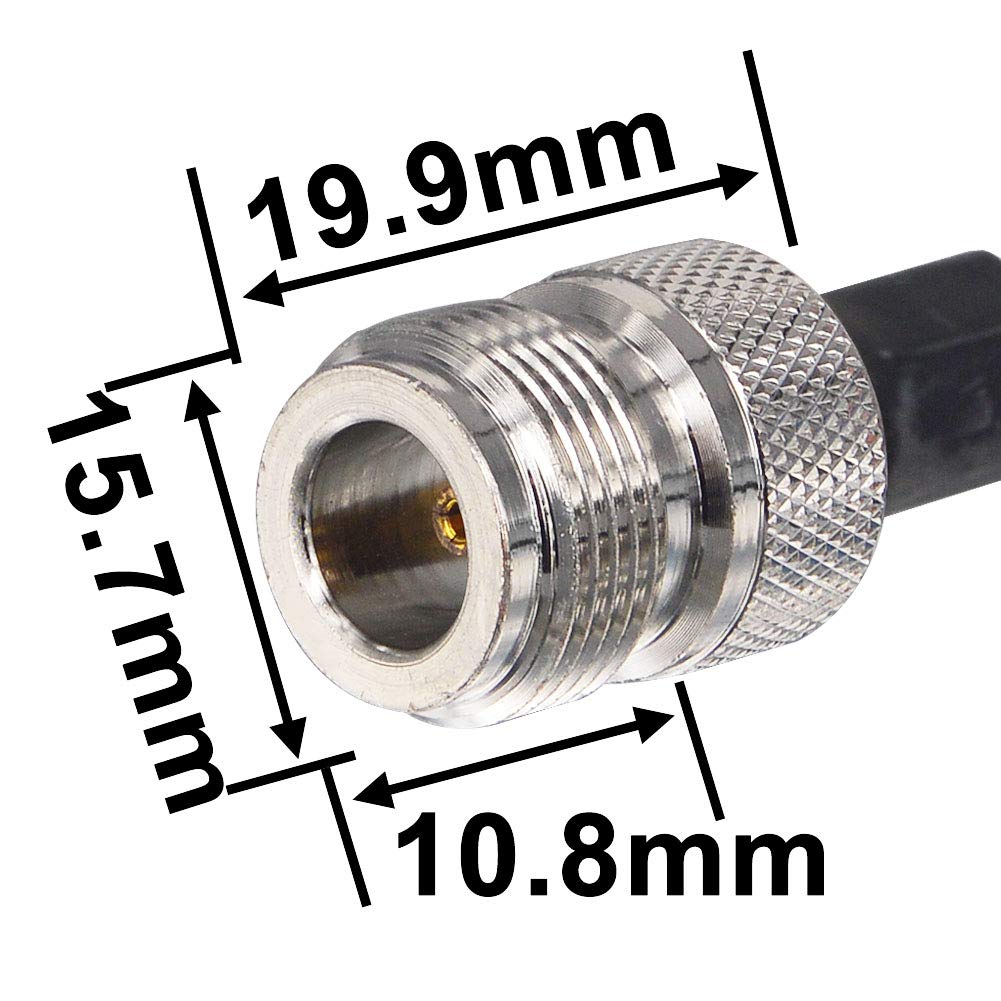 Antenne 3G 4G 13dbi Antenne extérieure Yagi Antenne Externe 4g LTE avec Adaptateur N Femelle pour amplificateur de répéteur de Signal