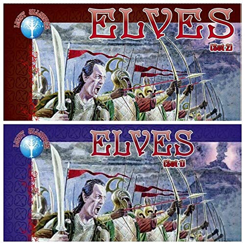 Set Bundle de Elfos de Fantasía Alliance 1/72 miniatura 1