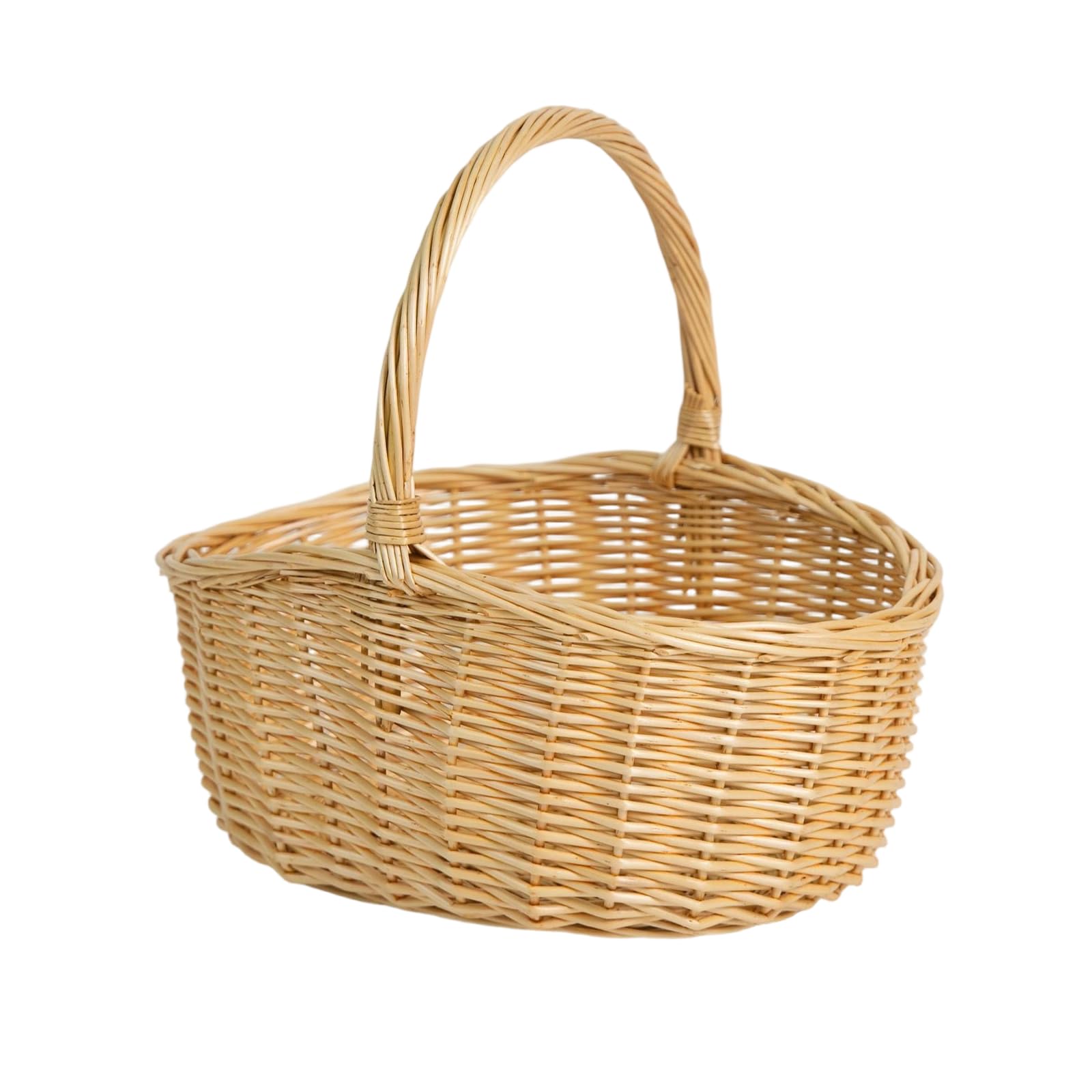 Oxxggkao Inspired Braided Storage Bin with Sturdy Base Ideal for Shopping and Outdoor Gear Portable Outdoor Meal Basket