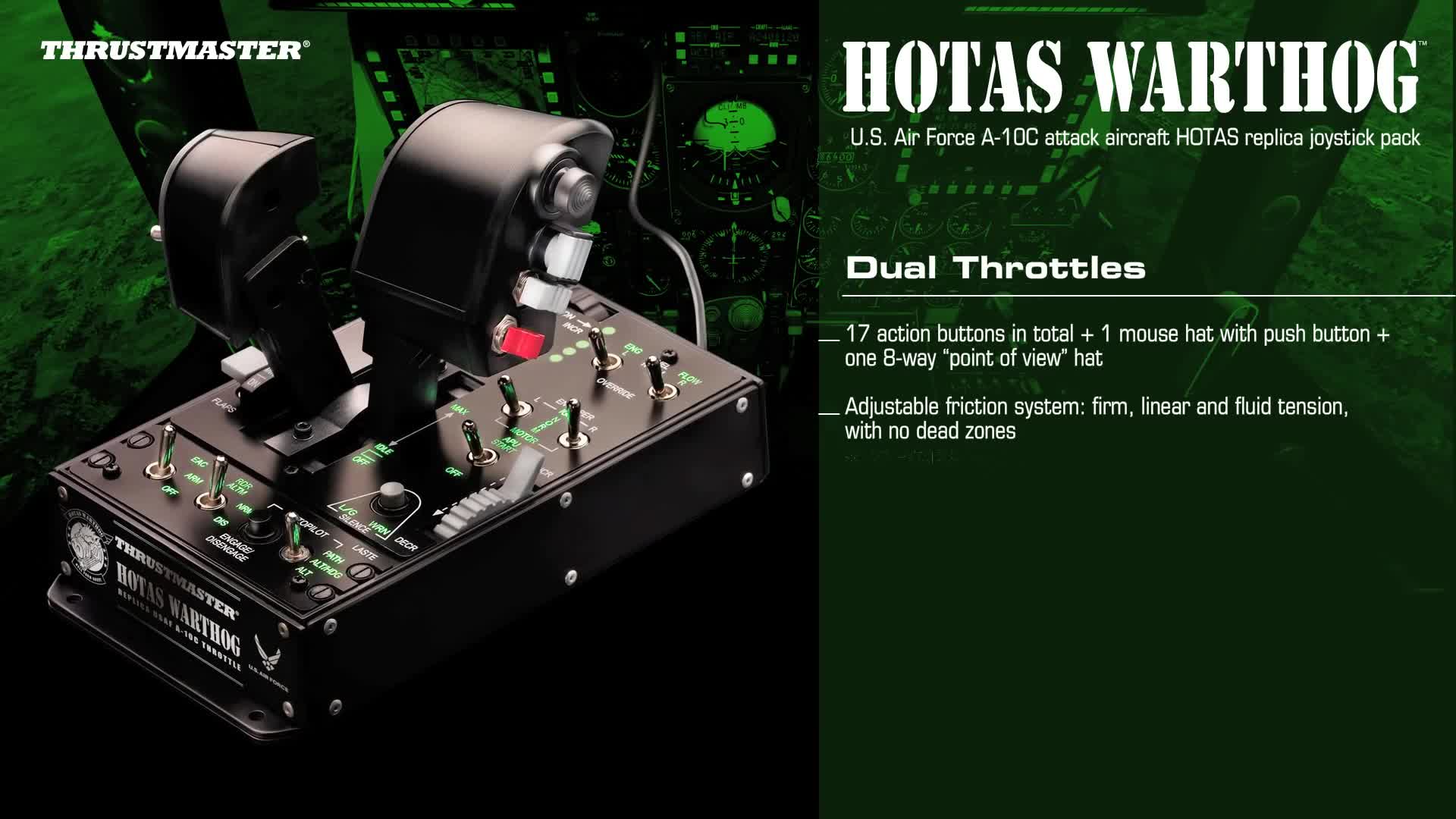 Thrustmaster Hotas Warthog Dual Throttle - High-Precision Throttle