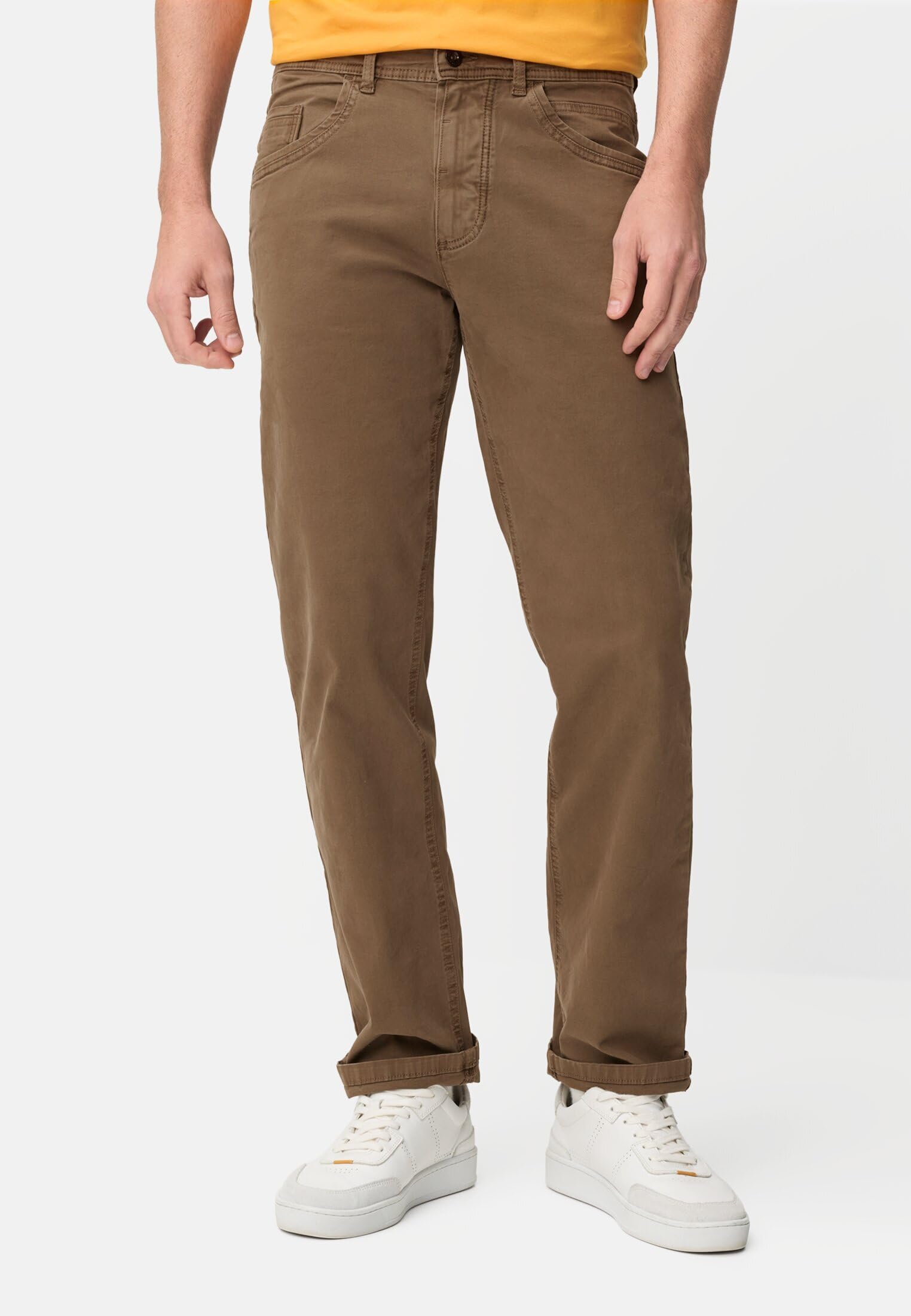 camel active Herren Relaxed Fit 5-Pocket Hose