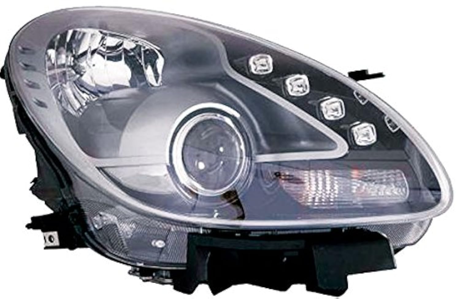 380-AR146 Faro Dx Giulietta 10> Led Parab.Nera