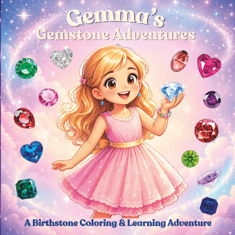 Gemma's Gemstone Adventures: A Birthstone Coloring & Learning Adventure for Kids Ages 4–9