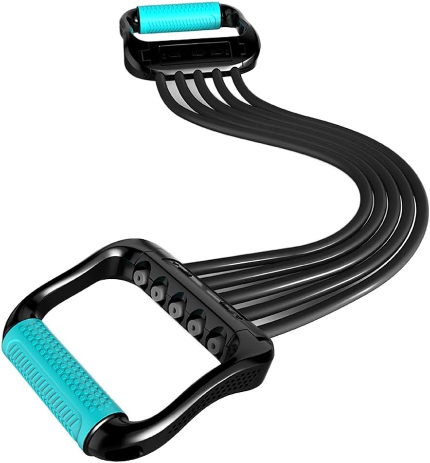 5 Chest Tensioners Fitness Pull Rope Stretcher Abdominal Waist Arm Leg Stretch Lose Weight Training Elastic Rope