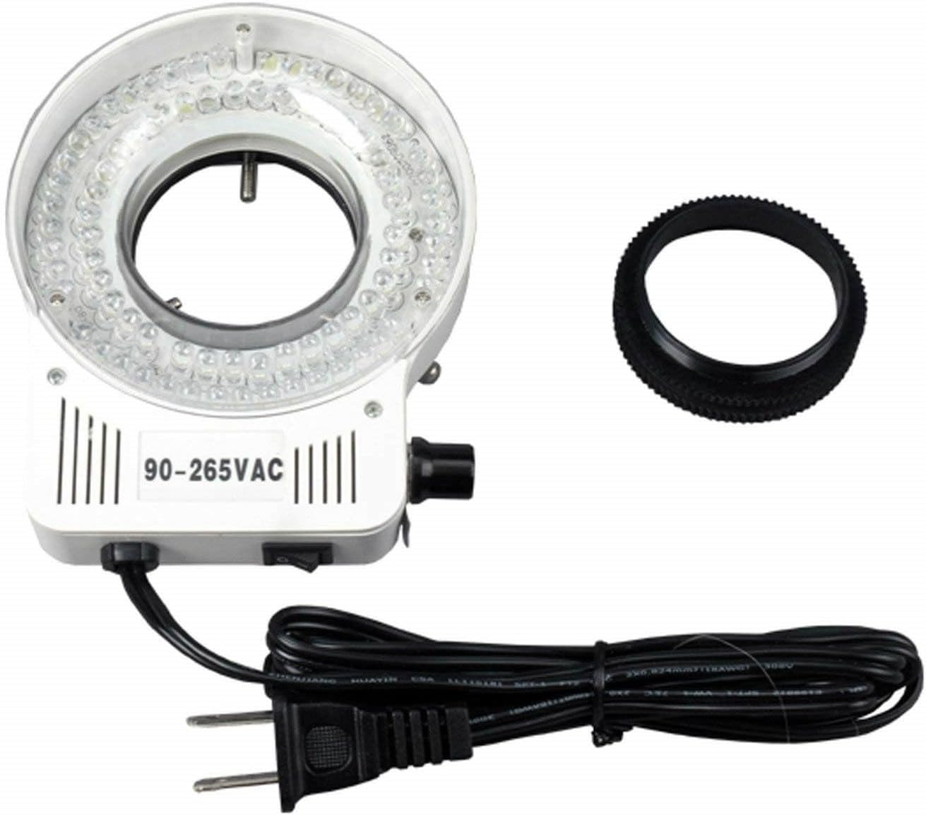 LED-80S 80 LED Microscope Compact Ring Light with Built-in Dimmer