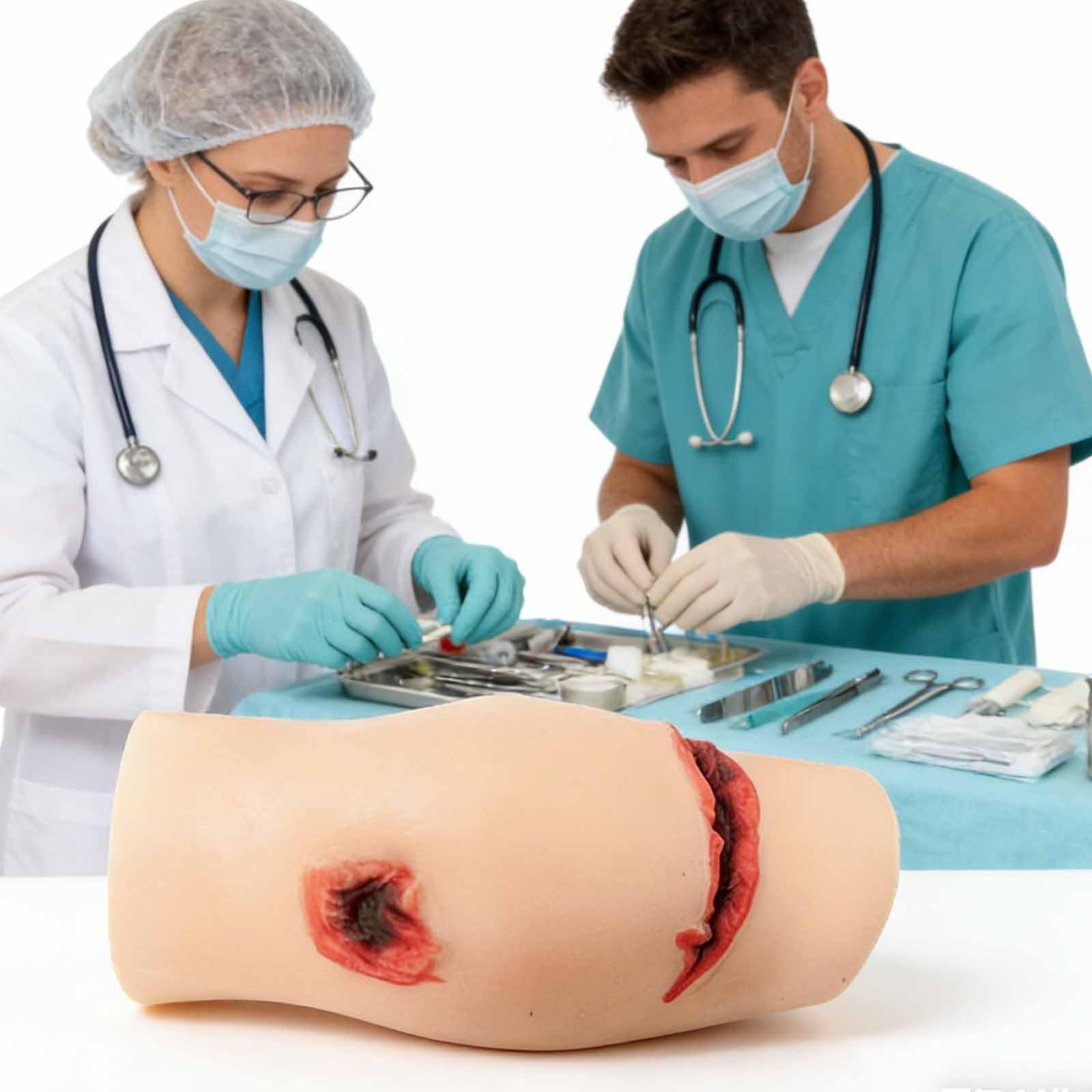 Kontrolowanie Krwotoku Symulator Zatamowania Krwawienia, Model Opaski Uciskowej, Kompleksowa Praktyka Hemostazy W Rzeczywistości I Regularne Szkolenie W Zakresie Kontroli Krwawienia, W Celu Ćwiczenia