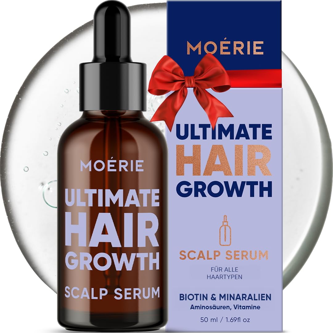 Moerie Hair Growth Serum 50 ml, for Accelerating Hair Growth & Against Hair Loss in Women, Hair Boost Scalp