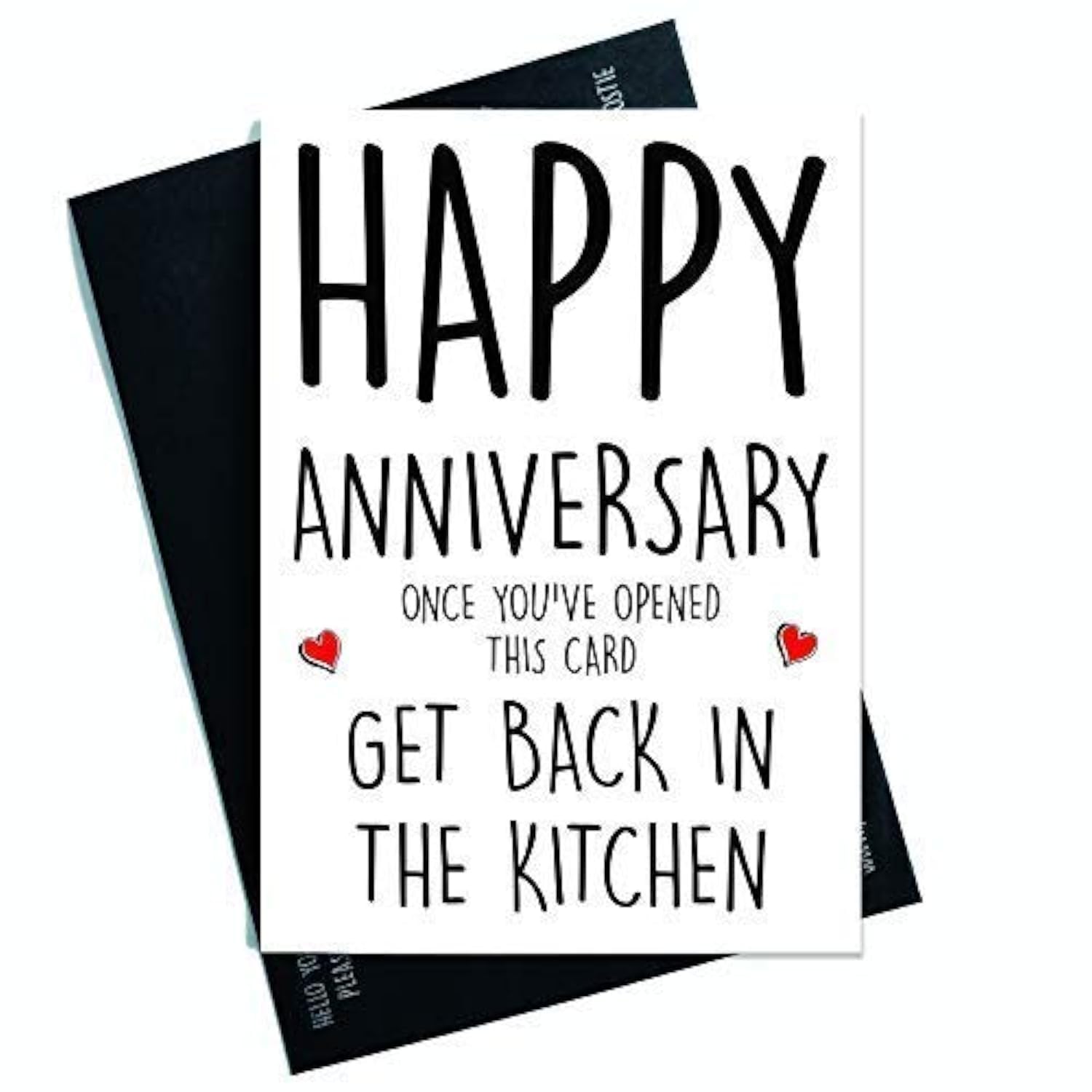 Divertente Anniversario Cards | Me Talking You Fingendo di ascoltare Marito Card | Per lei Lui Moglie Fidanzata Fidanzato Scherzo Banter Carino