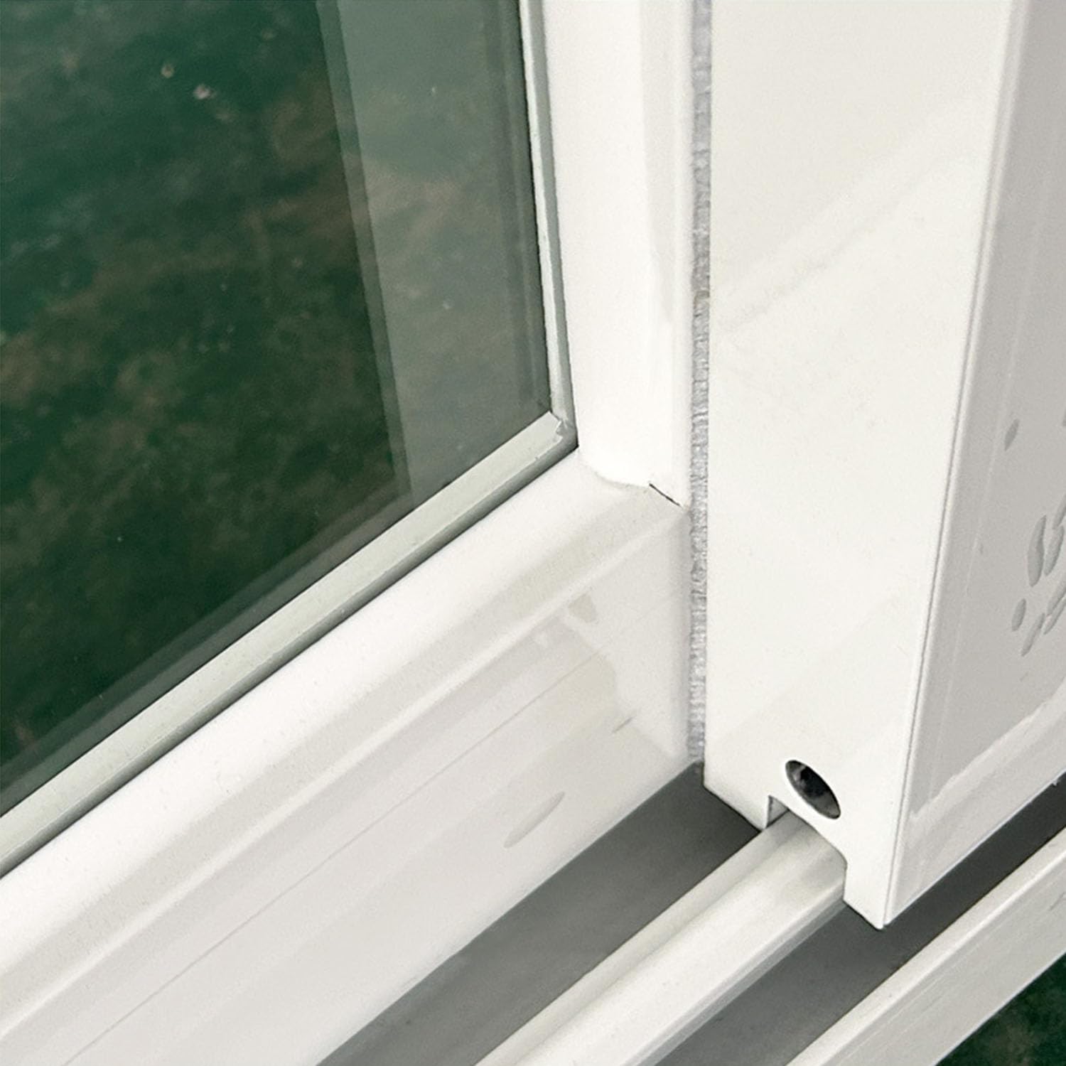 Ventanas correderas, Ventanas correderas, persianas insonorizadas para baño cafetería, Fabricadas en Vidrio Templado,Blanca,100x60CM