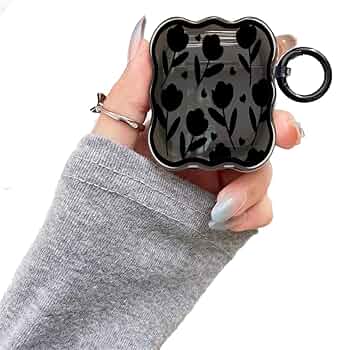 Amazon.com: LALAPOPO Compatible with Airpods Case Black