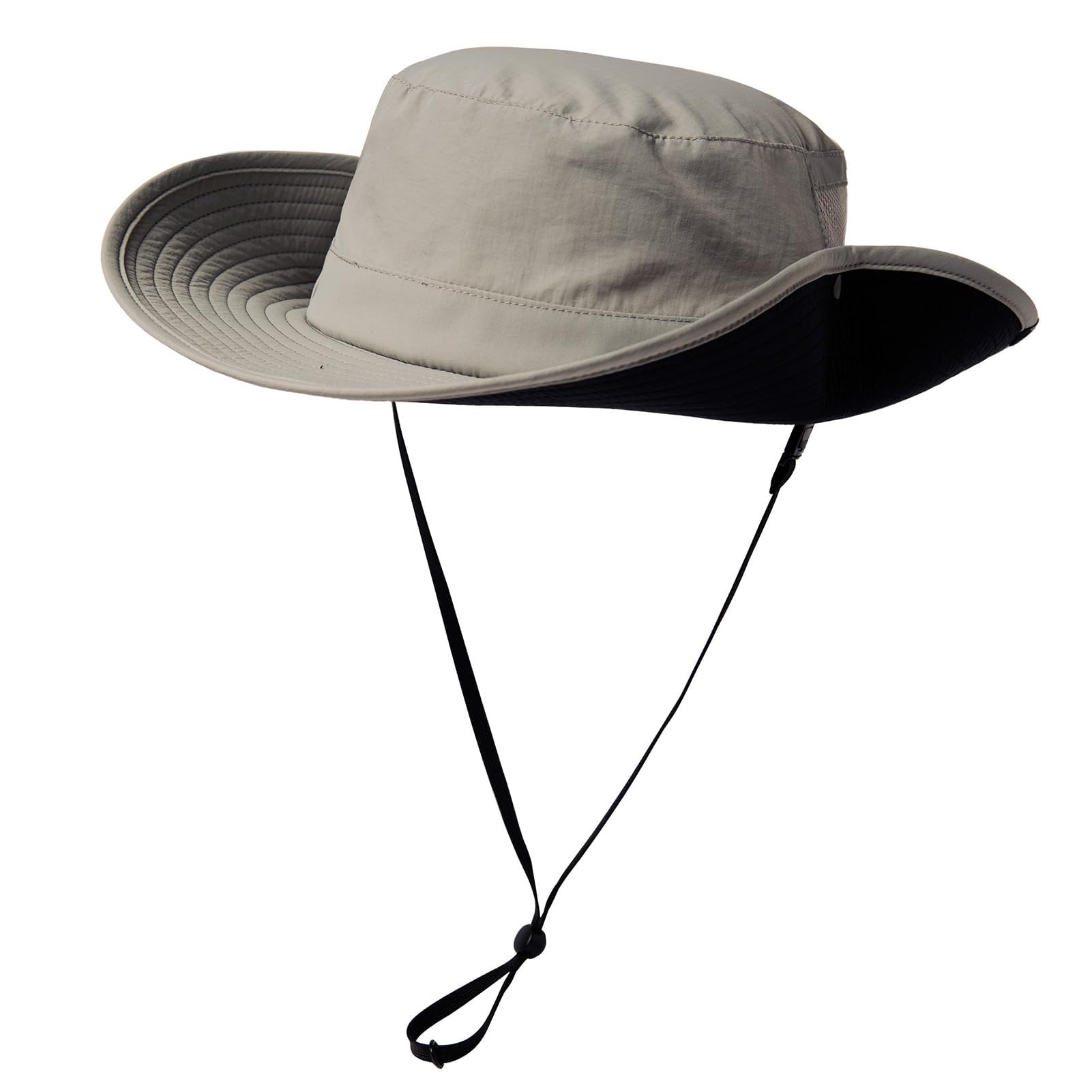 TOP-EX L/XL/XXL UV50+ Cappello da sole impermeabile a tesa larga per pesca estiva escursionismo con cinturino staccabile e rete ventilata