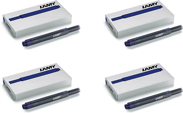 Lamy T10 Four Cases of 5 Blue-Black Ink Cartridges (20 Cartridges in total)