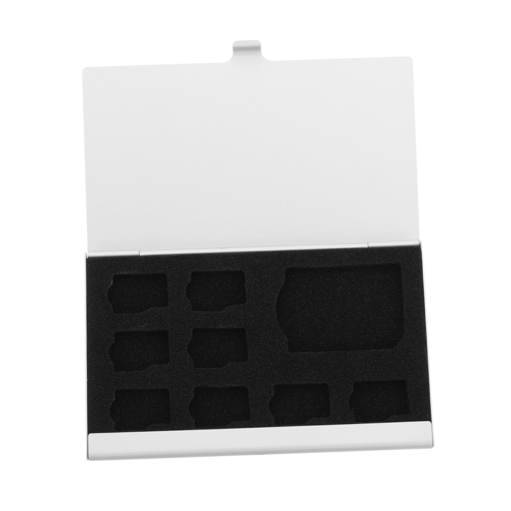 ARTIBETTER 9- Organizer Case Card Storage Keeper Aluminum Alloy Waterproof Holder Card Slot