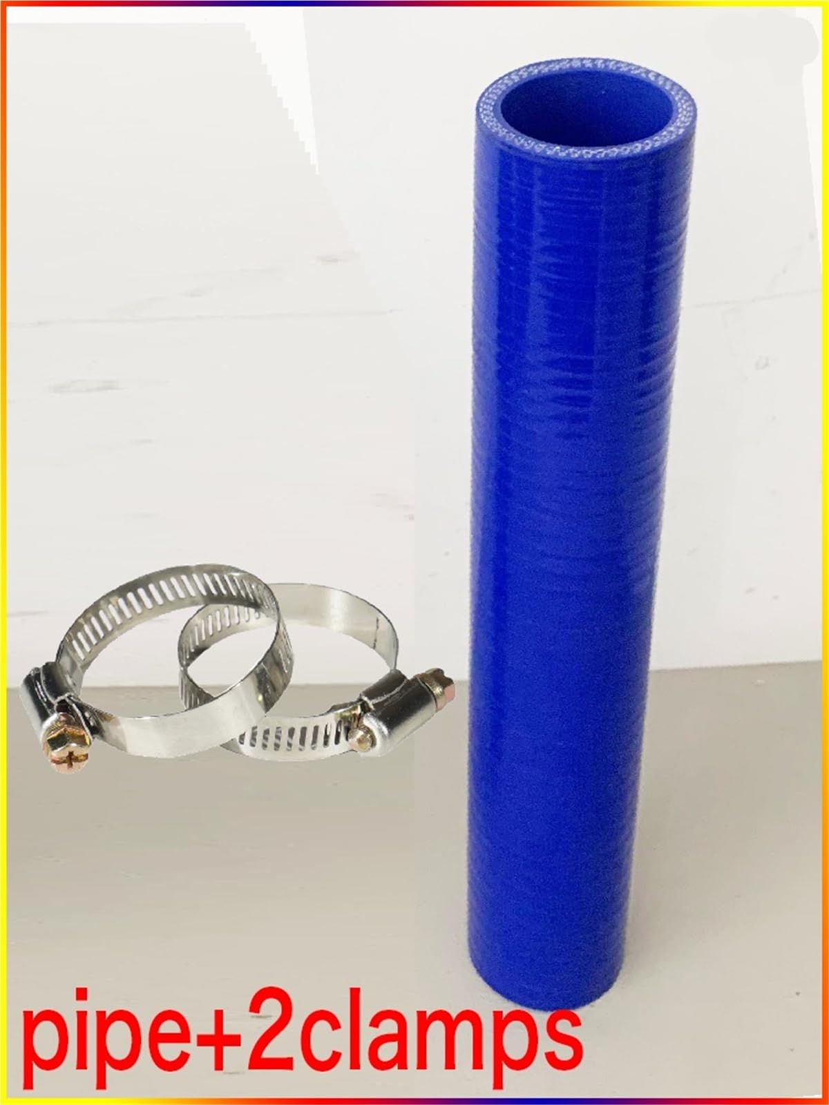 Przewód silikonowy do chłodnicy międzystopniowej ID16-85 mm, długość 10 cm, prosty, wąż chłodzący, ciśnienie, turbosprężarka, 2 zaciski Pressure Sensor Hose(Blue ID65x100mm)