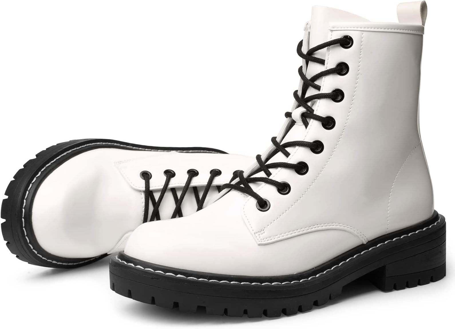 acg white boots