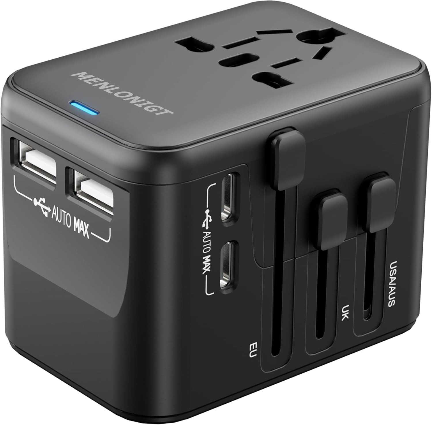 2026 New MENLONIGT Universal Travel Adapter, International
