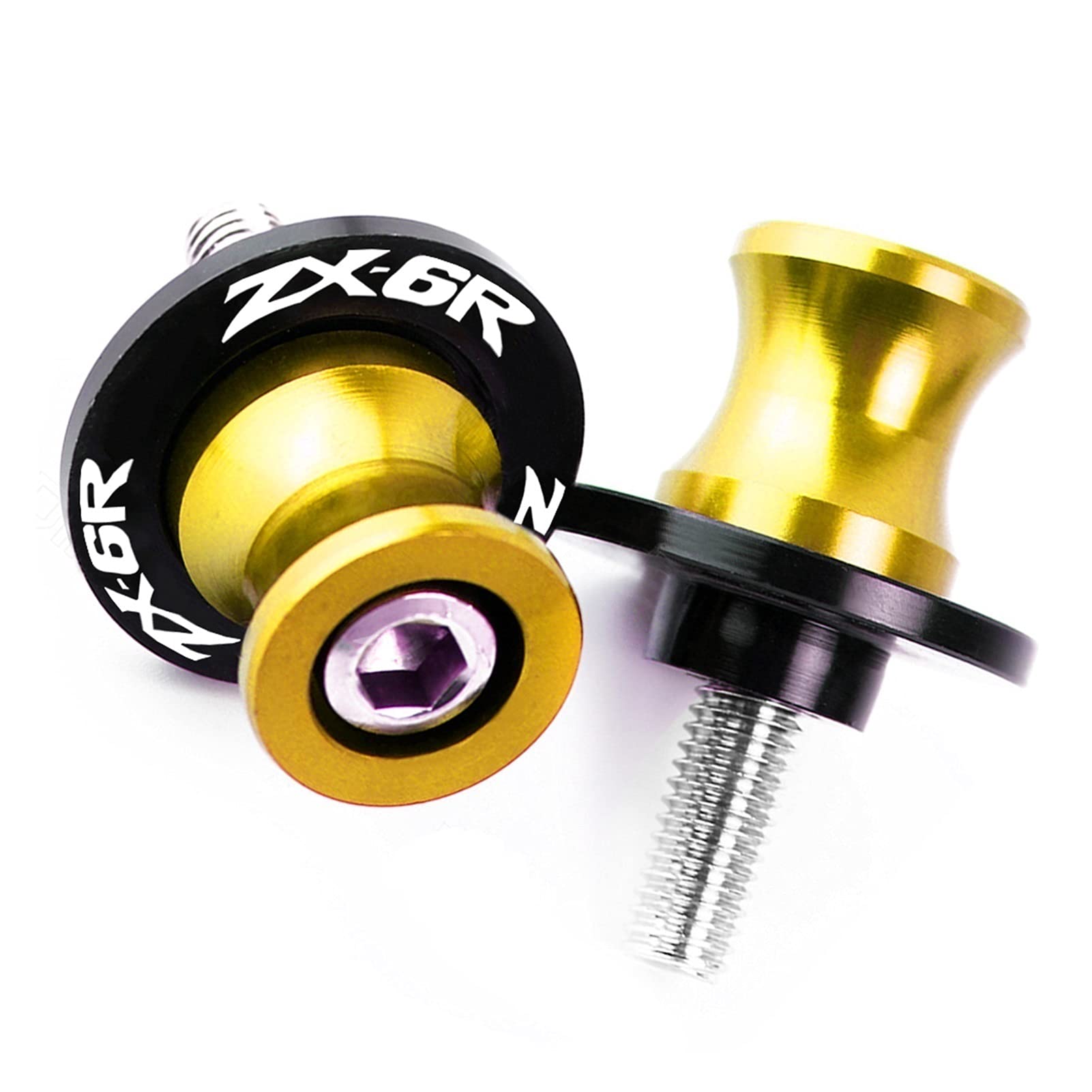 Vis de Bobine 8mm Or pour ZX-6R Ninja Support de Béquille Moto Swingarm