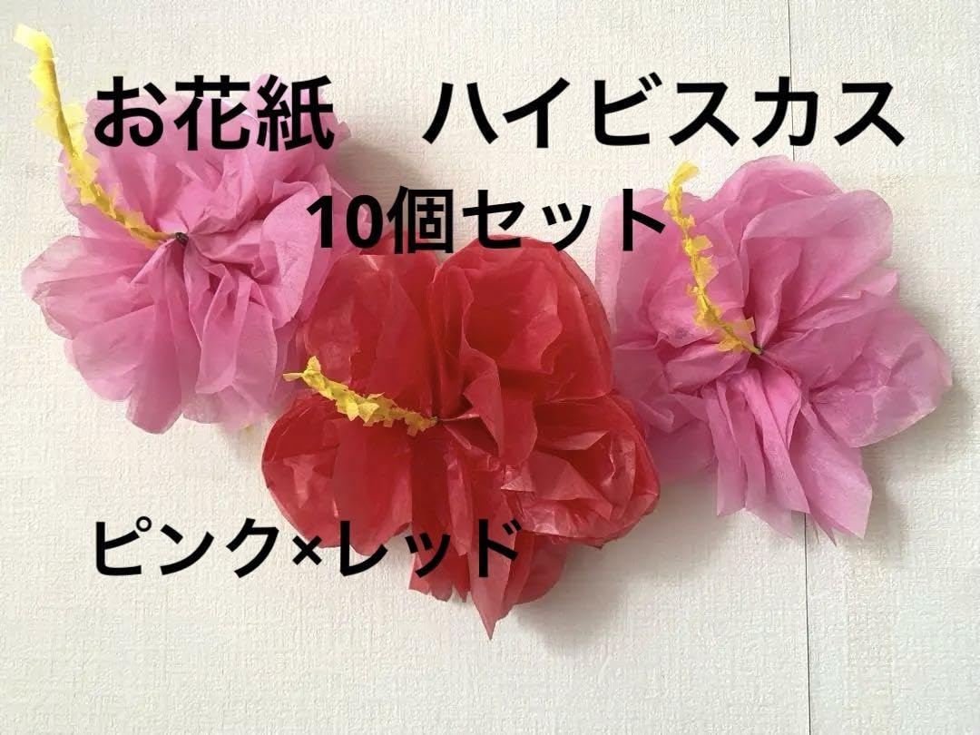 Amazon.co.jp: ハイビスカス ペーパーフラワー おはながみ 壁面
