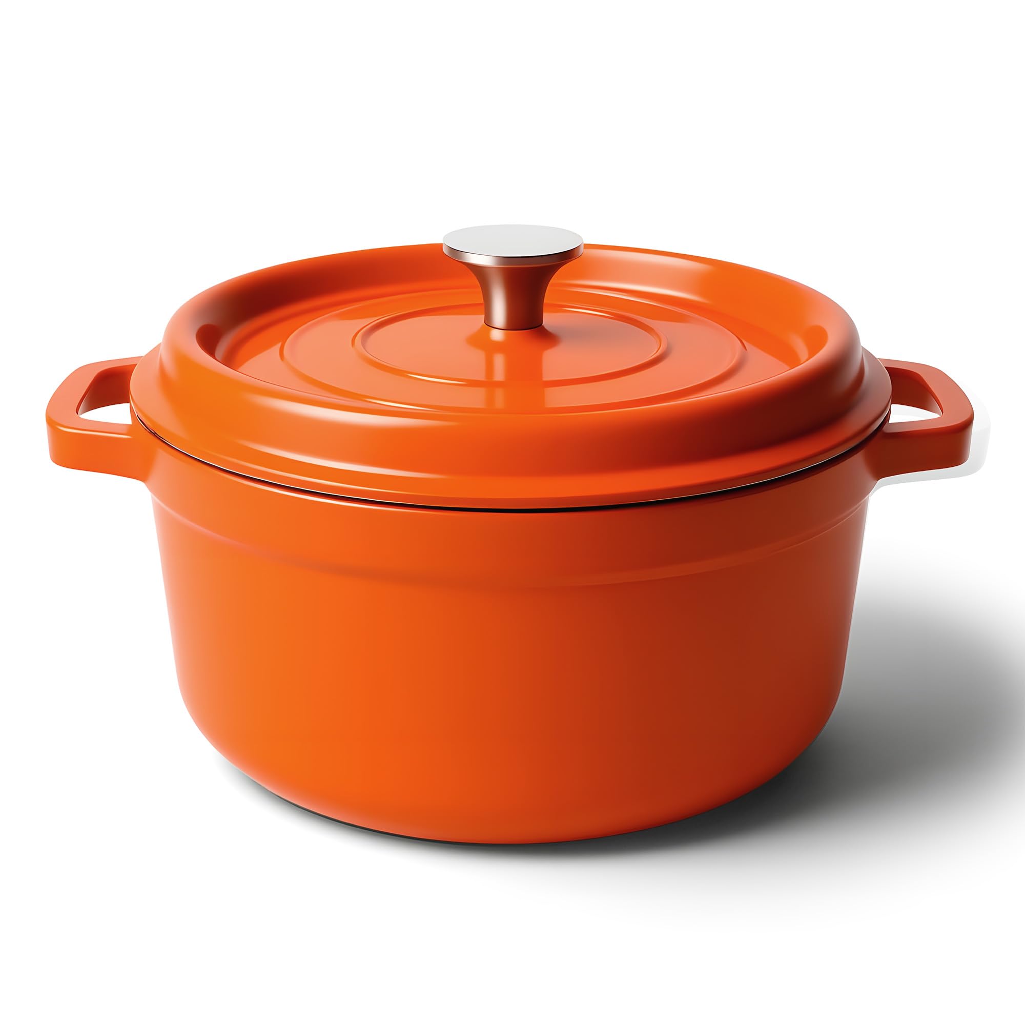 6 Quart Dutch Oven - Red Enamel Cast Iron -22 6 Quart Dutch Oven - Red Enamel Cast Iron -22