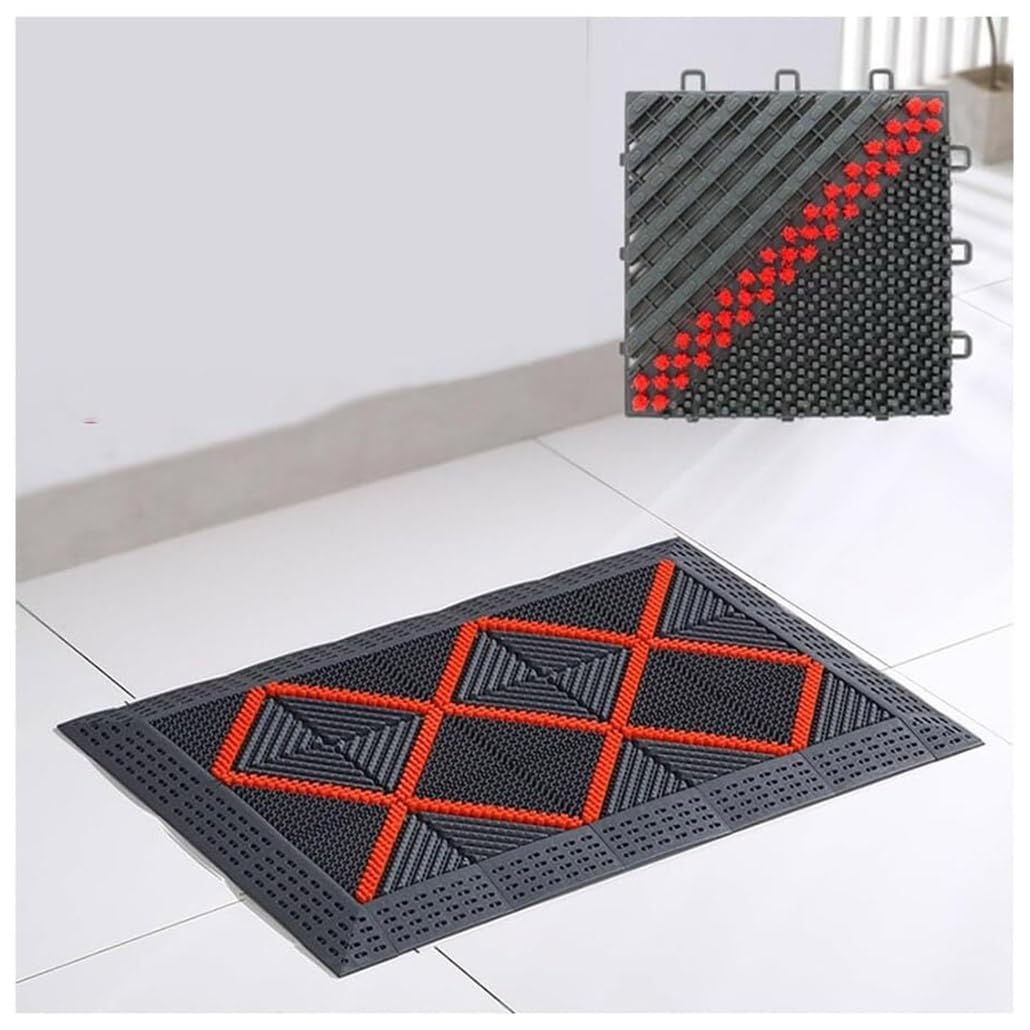 Tapis de porte d'épissure extérieur gris 90x150cm pour entrée d'hôtel