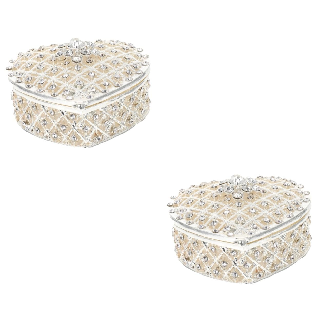 Boîte à bijoux pour colliers et bracelets forme cœur SOIMISS