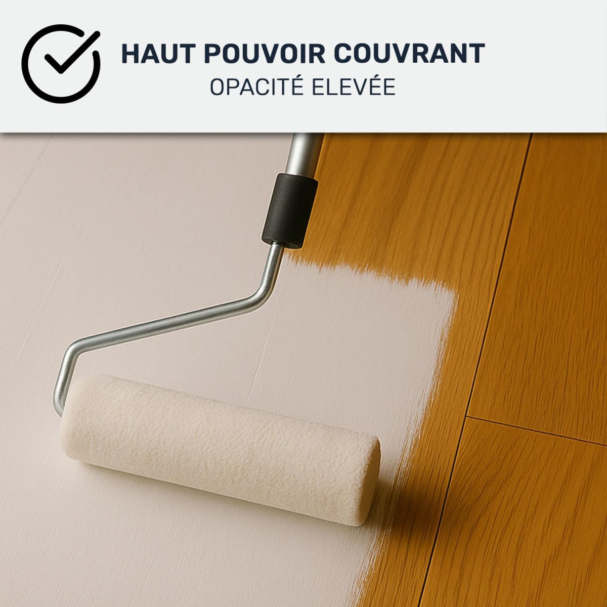 Peinture Parquet Bois et Sol Stratifié Velours - ARCADÉCO 4 kg Blanc