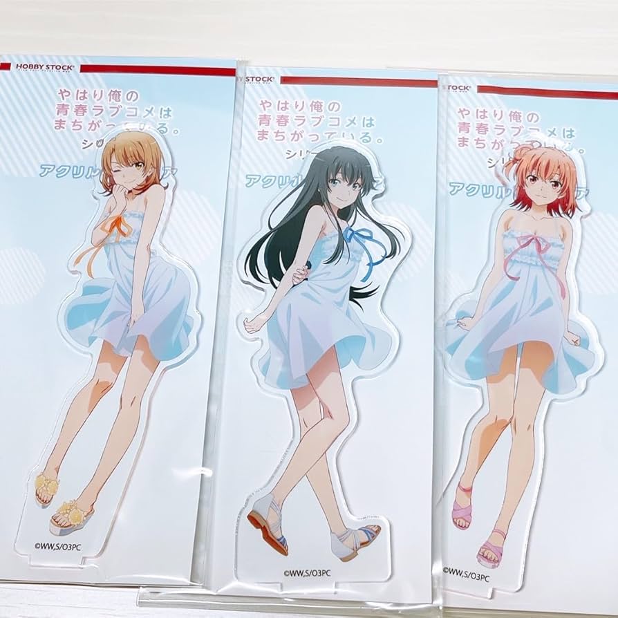 雪ノ下雪乃 由比ヶ浜結衣 一色いろは BIGアクリルスタンドセット Amazon.co.jp: 俺ガイル BIGアクリルスタンド 全4種セット