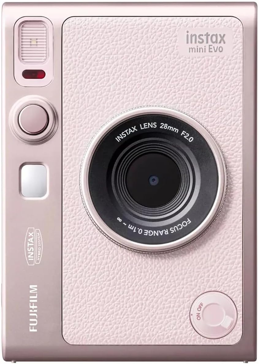 Fujifilm Instax Mini EVO Instant Camera (Pink)