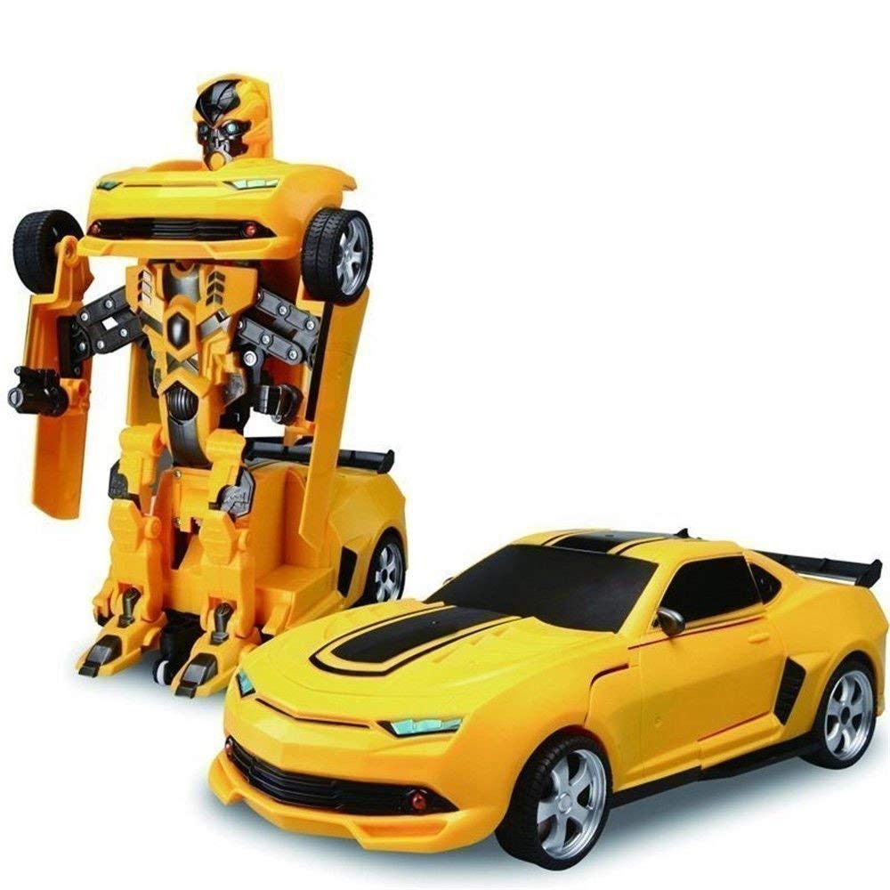 Cable World Plastic Battery Operated Converting Car to Robot, Robot to Car Automatically,Robot Toy, with Light and Sound for Kids Indoor and Outdoor 3 Year, Pack of 1 - Image 8