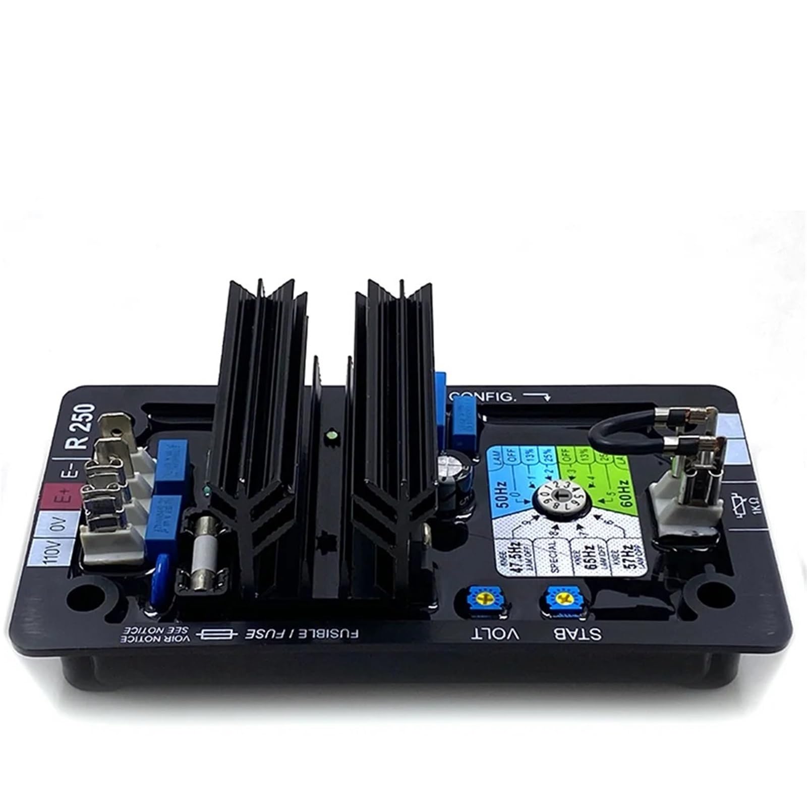 R250 Brushless Generator Regulator Plate AVR Automatic Voltage 1Pcs
