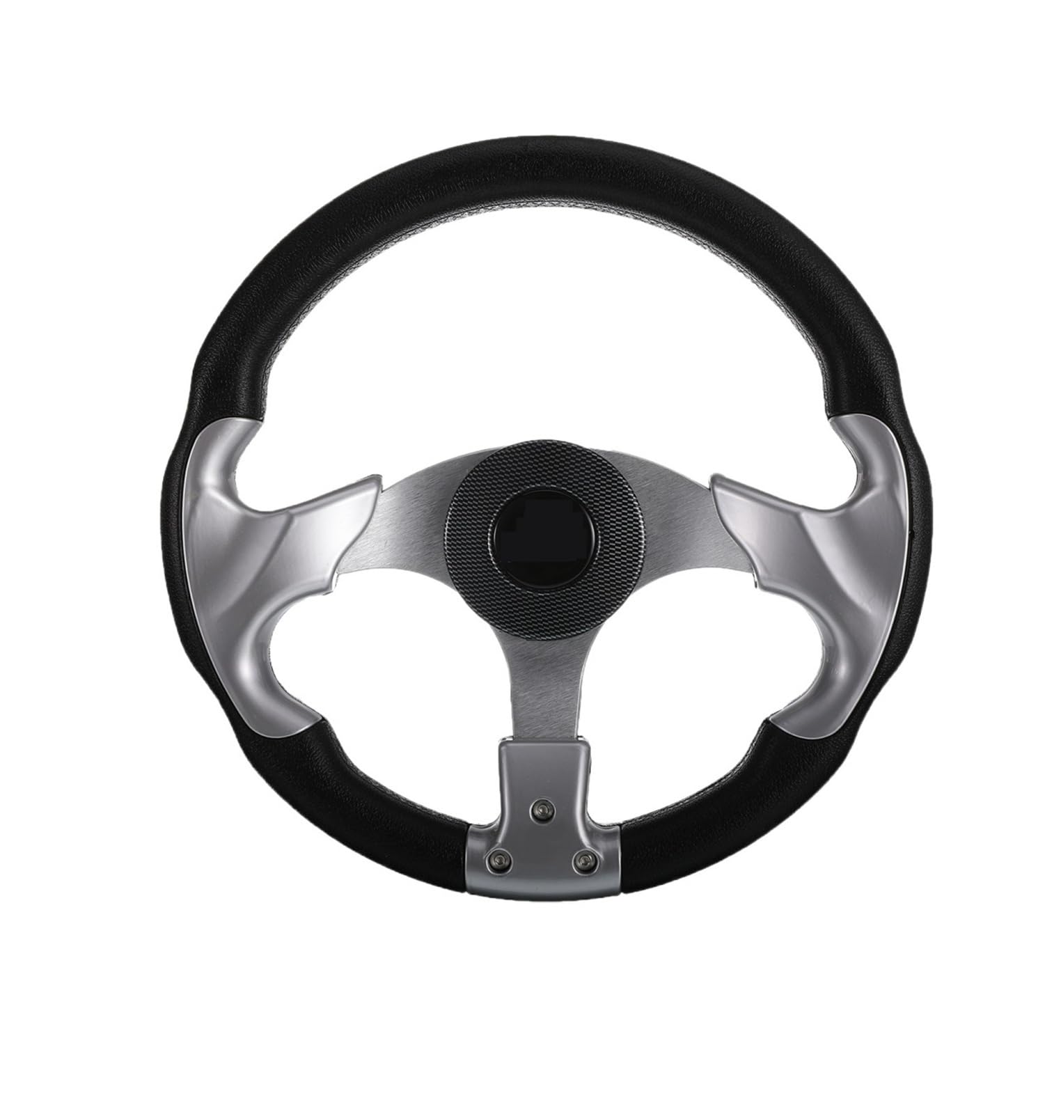 ZGYDNM Ship steering wheel Aluminum Alloy Speed Boat Steering Wheel Helm Steer System Universal Pontoon Automobile Interior Replacement Part Comfortable, TYPE1