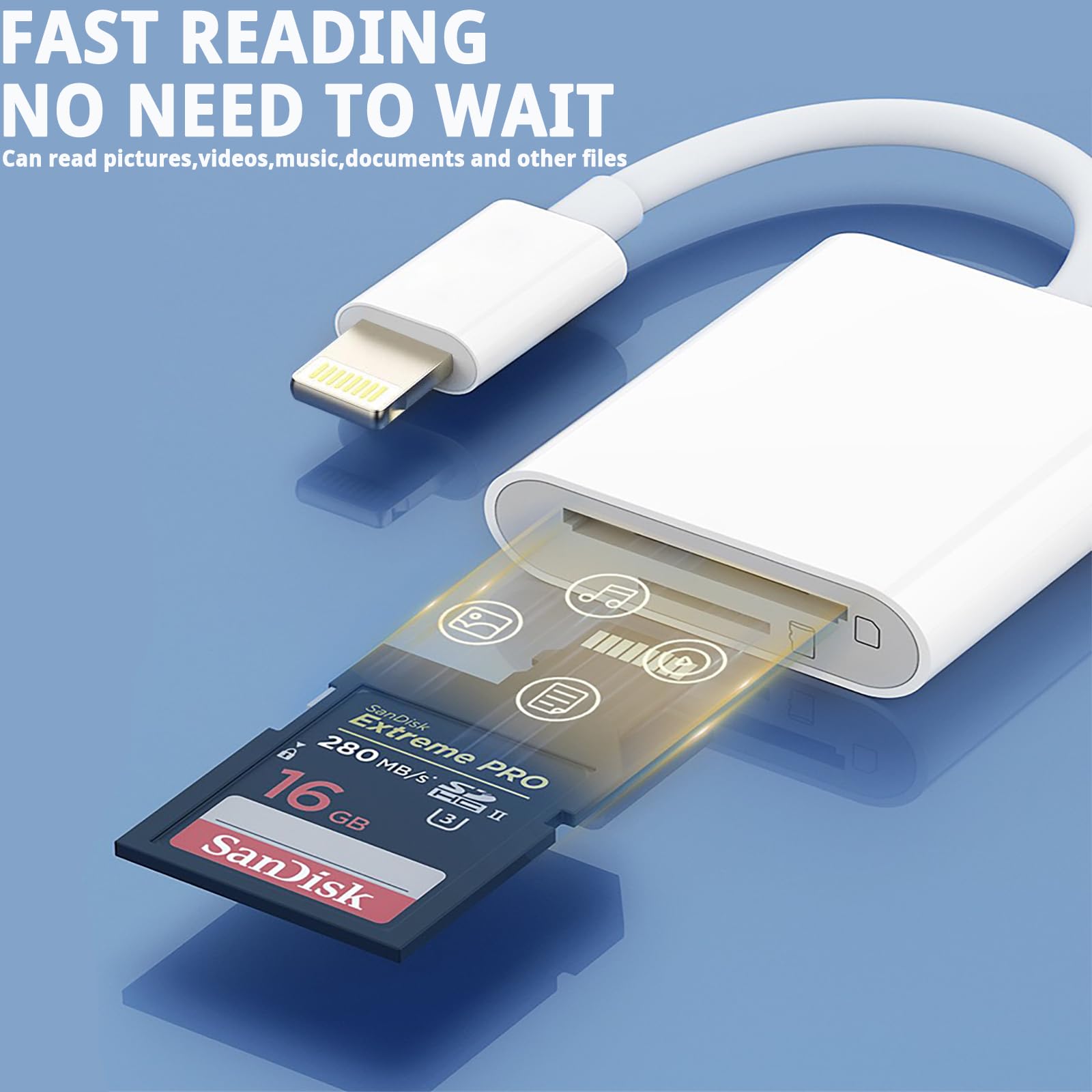 Amazon.com: (Apple MFi Certified) Lightning to SD Card Camera