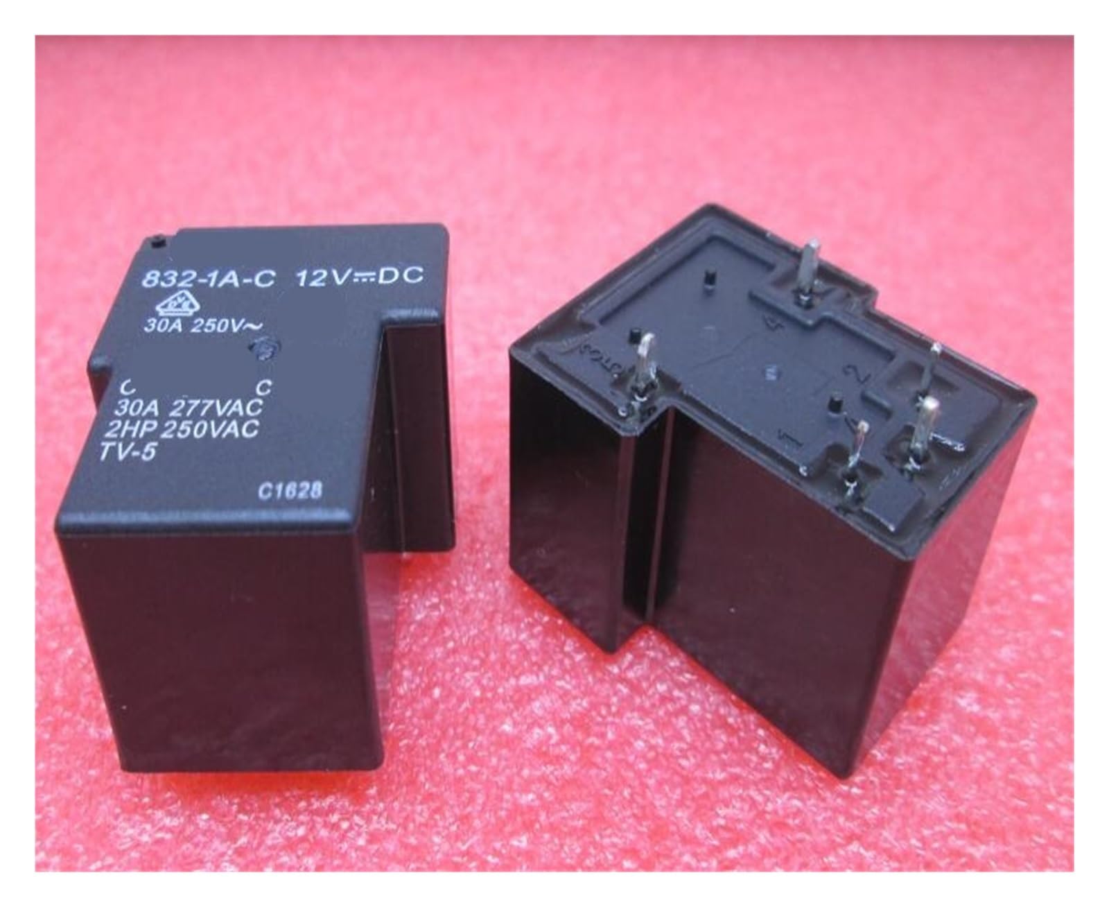 OSHZIKJII Relay 832-1A-C-12VDC 832-1A-C 12VDC 8321AC DC12V 30A T90 DIP5 5PCS/LOT