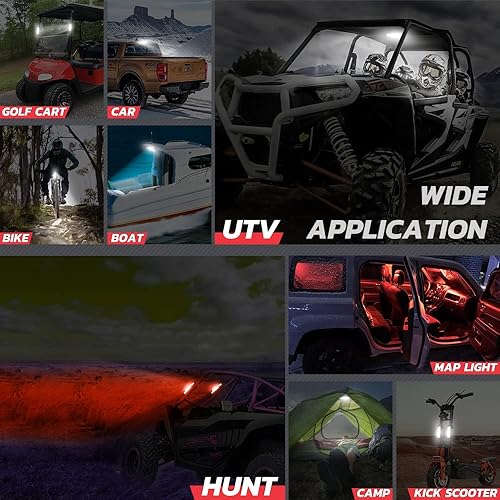 Miniatura 8 de Nibright Barra de luz LED UTV Dome para UTV