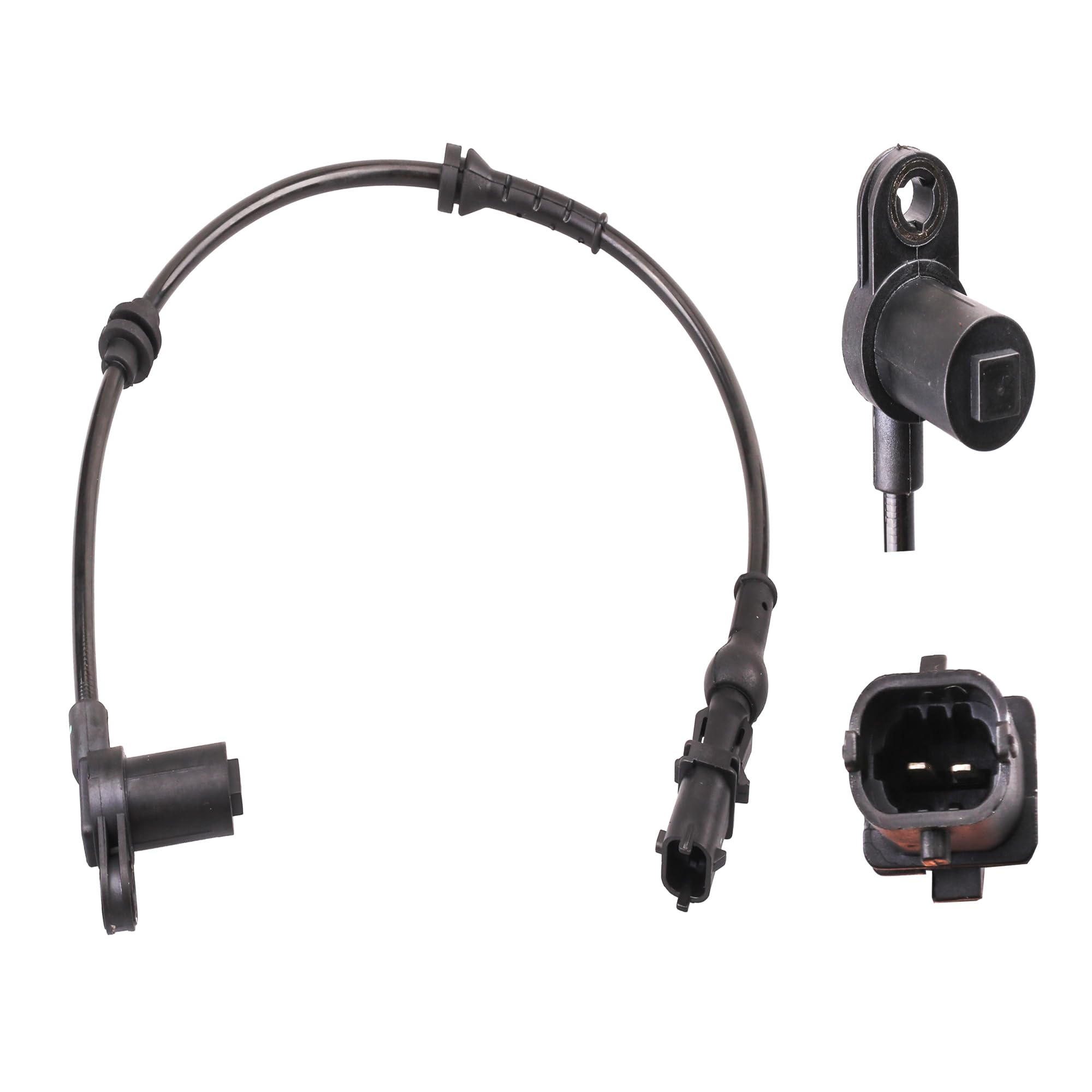 1238236 Capteur de vitesse de roue avant ABS gauche ou droite de voiture ABS de rechange pour Combo MK II F25 Corsa MK II X01 C X01 Remplace Meriva A X03 9115064 09115064 09115064