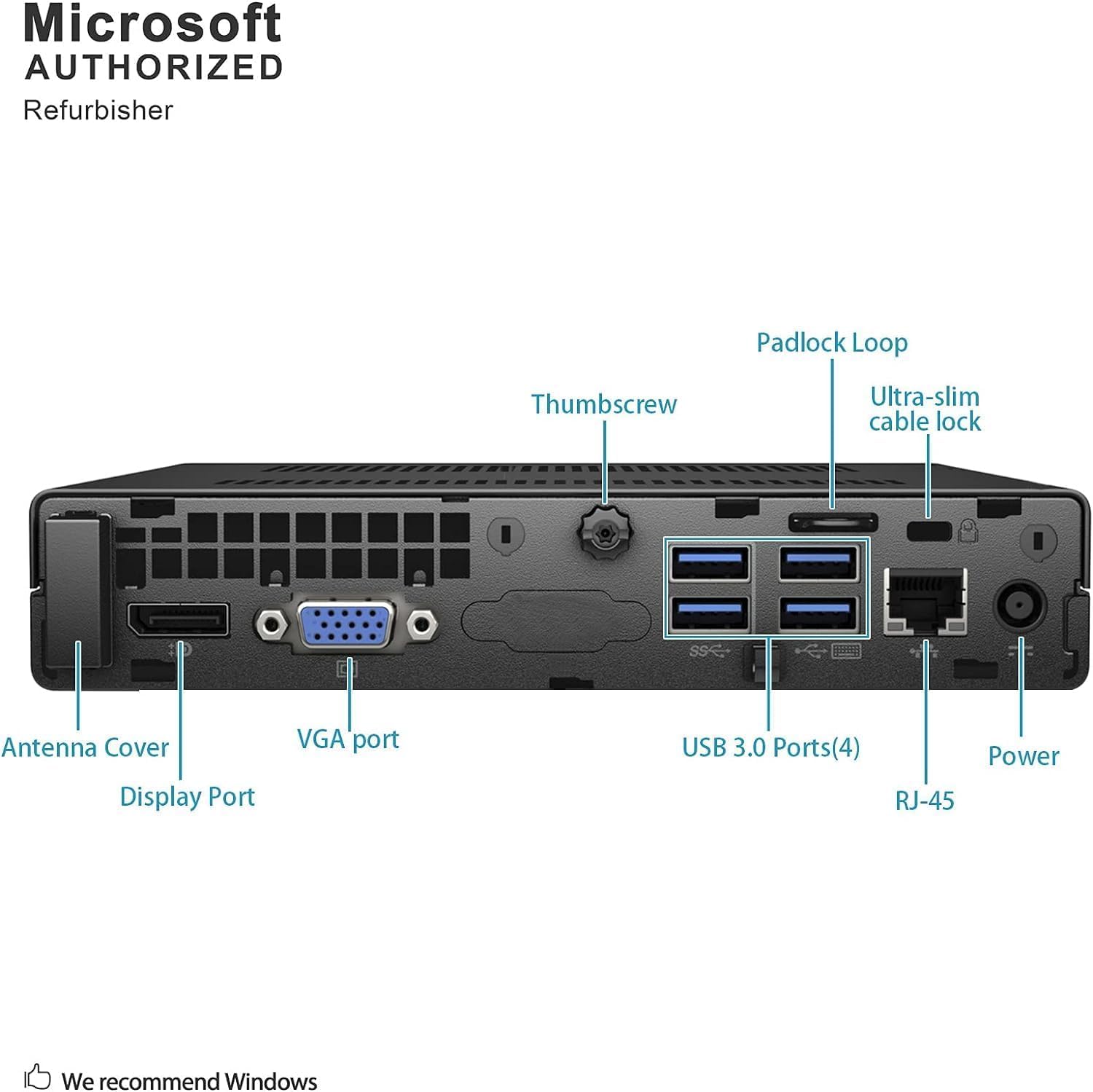 HP/EliteDesk 800 35W G2/Win11/Intel Core i5 6500T/SSD256GB/メモリ8GB/ミニデスクトップPC ⑤ Amazon.com: HP EliteDesk 800G2 Mini PC, Windows 11 Micro Desktop