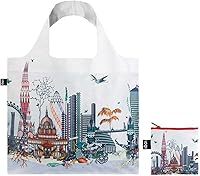 Vista 3 de LOQI Bolsa de compras reutilizable unisex para adultos, diseño de Kristjana S Williams Interiors