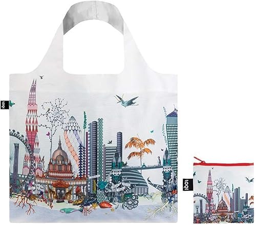 Miniatura 3 de LOQI Bolsa de compras reutilizable unisex para adultos, diseño de Kristjana S Williams Interiors