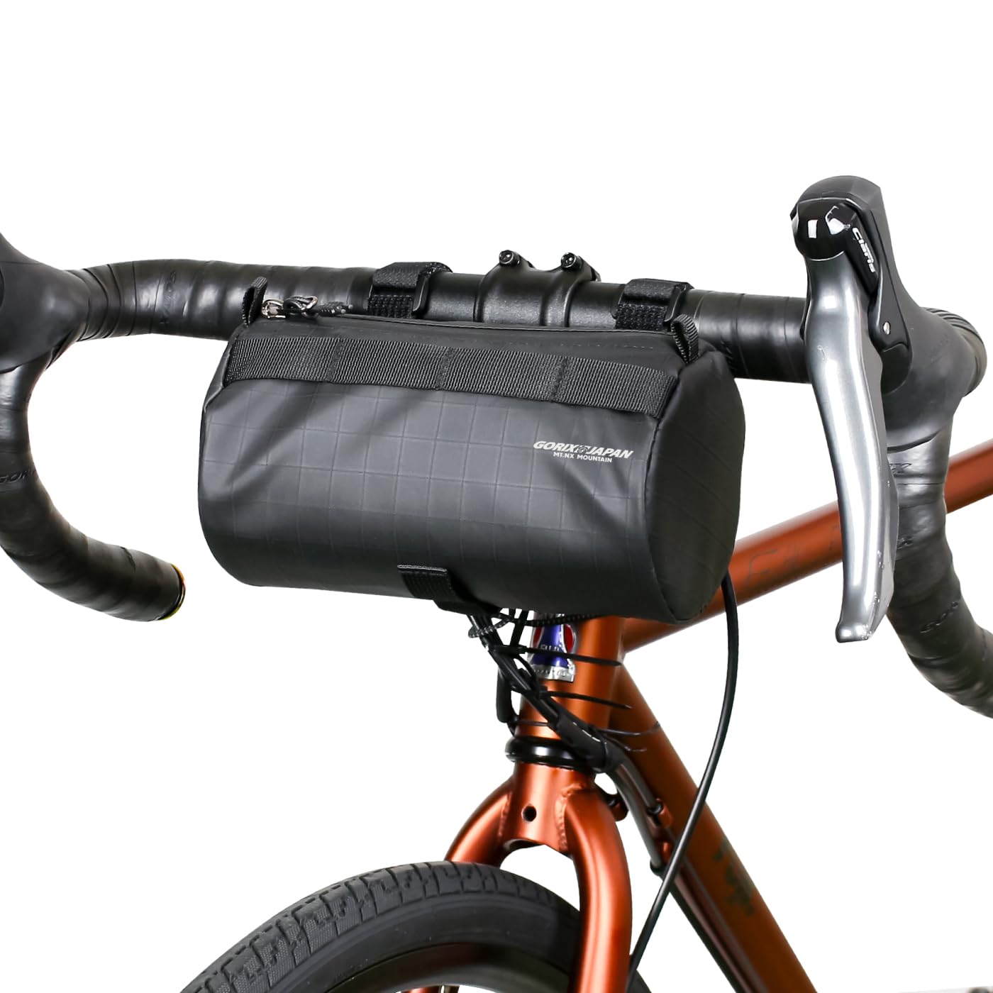 Sacoche de Guidon Avant GORIX 1,5 L, Petite Sacoche étanche pour vélo de Route et de Montagne (MT.FRO-2)