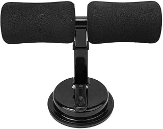 Bnineteenteam Staffa per Sit-up, Dispositivo di Assistenza per Staffa Sit-up Regolabile Multifunzione Nera Attrezzatura per Esercizi per Yoga Esercizio Fitness Corpo Vita Pancia