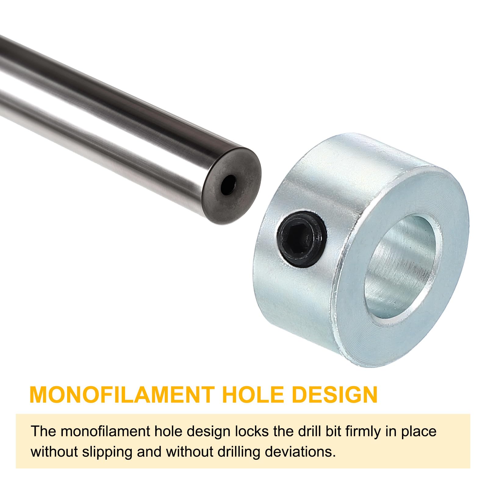 Produktbild von Wellenkragen 10 Mm Bohrung – 20 Mm OD, 10 Mm Breit, Verzinkt, M5-Stiftschraube (10 St.)