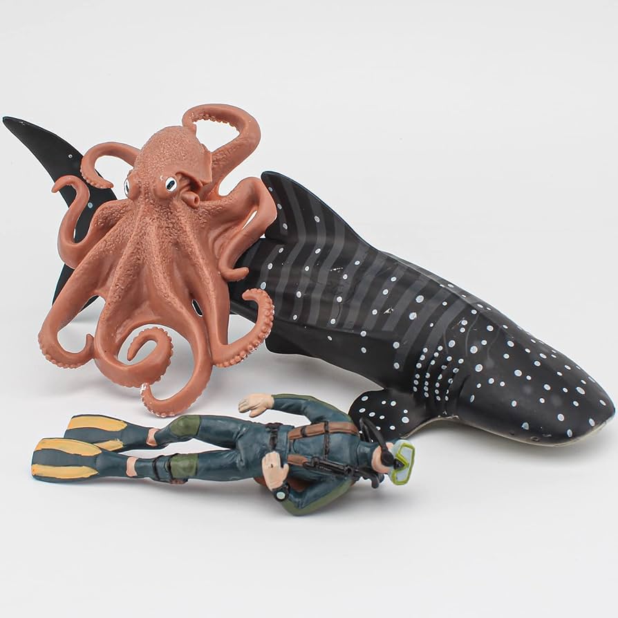 海の友達セット ジンベエザメ、タコ 、シャチ 海の友達セット